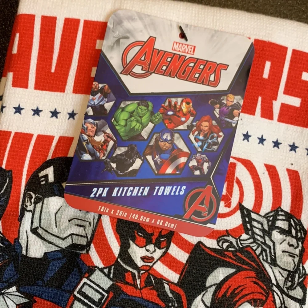 Avengers 2PK Kitchen Towels